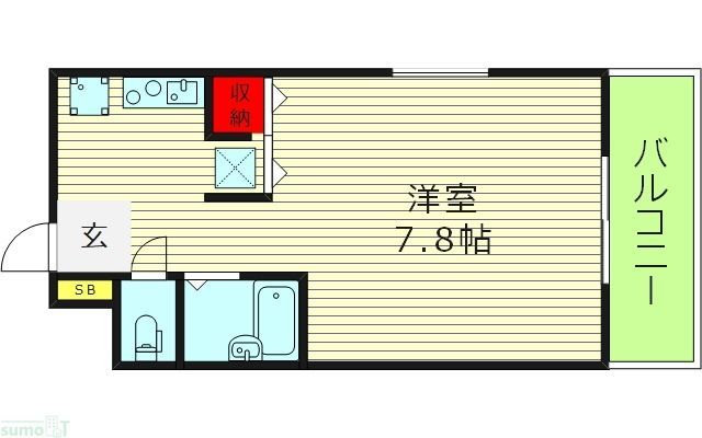 大阪市鶴見区放出東のマンションの間取り