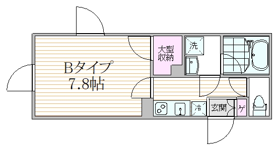 グランピア東中野駅前の間取り