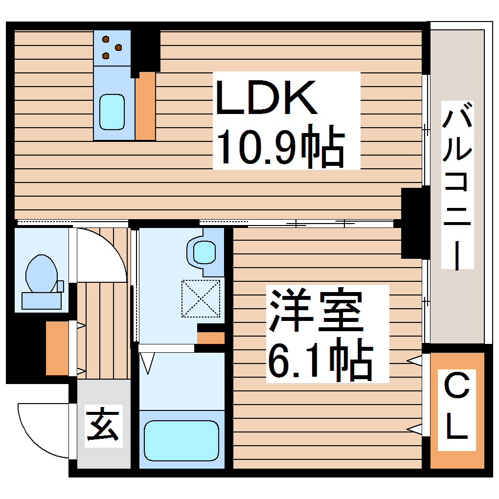 カーサレイールIIIの間取り