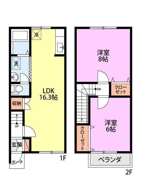 オードヴィーの間取り