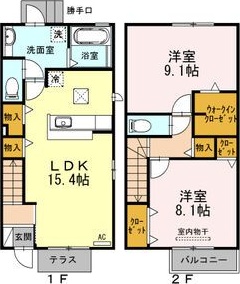 Dーroom神丘町の間取り