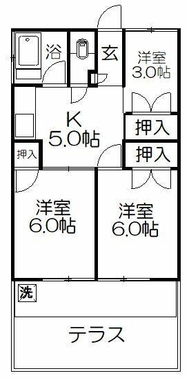 さいたま市大宮区高鼻町のアパートの間取り