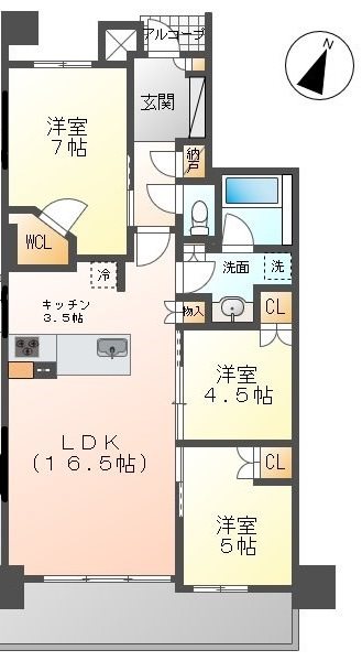 【Ｔステージ赤池マークスの間取り】