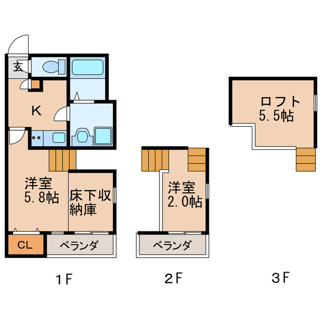 ヴィサージュ新栄の間取り