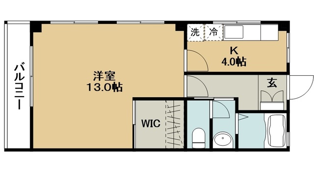 幕張コーポの間取り