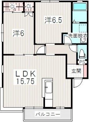 メゾンブライトＤの間取り