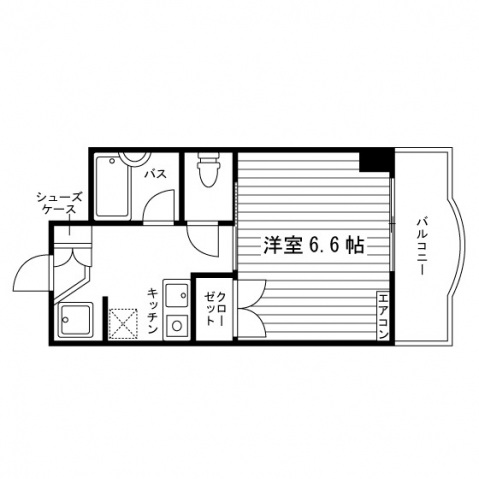 [杏林大学専用マンション]セントアトラスの間取り