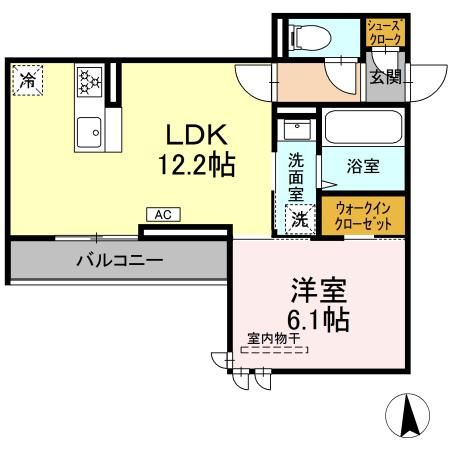 セイル吉備の間取り