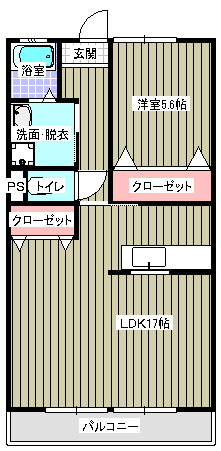 エトワール湯野の間取り