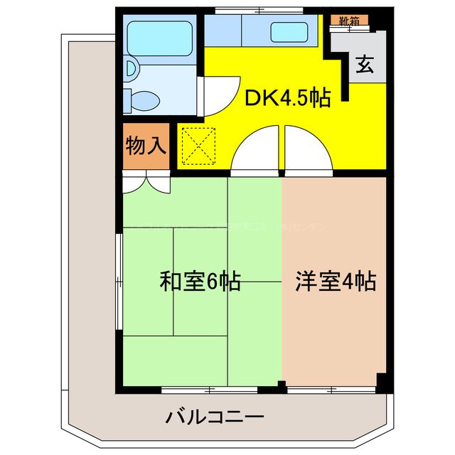 シンハイツ嶺雲の間取り