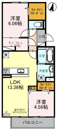 ジラソーレの間取り