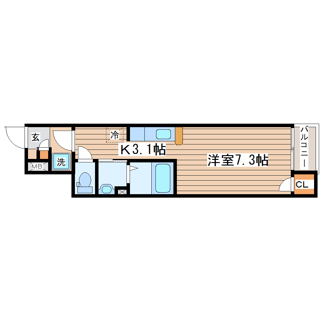 プランドール銀杏町の間取り