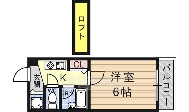 大津市大萱のマンションの間取り