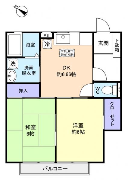 ビレッジ風見鶏の間取り