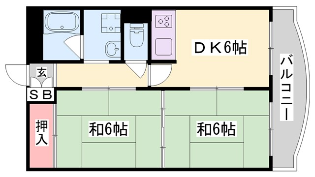 ダイヤマンションの間取り