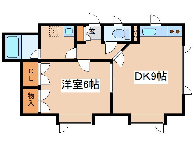 レインボーハイツの間取り