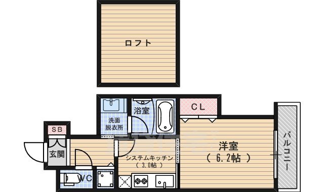 ブローニュ姉小路の間取り