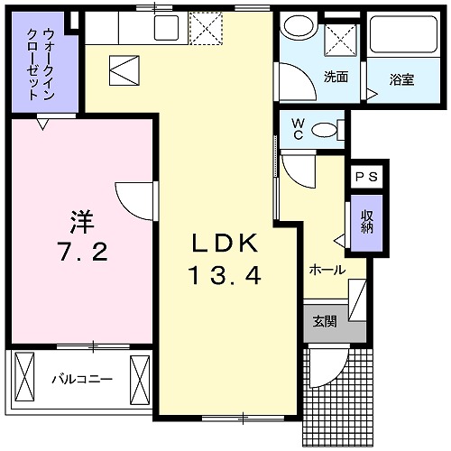 クレエテリトワールの間取り