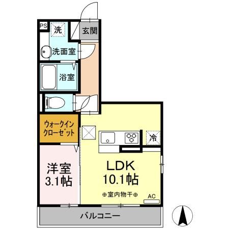 カーサココルン　Ｂ棟の間取り