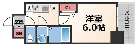 プレサンス新深江ディレットの間取り