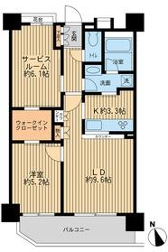 八王子市明神町のマンションの間取り