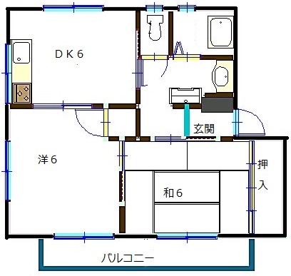 ミチマサハイツBの間取り