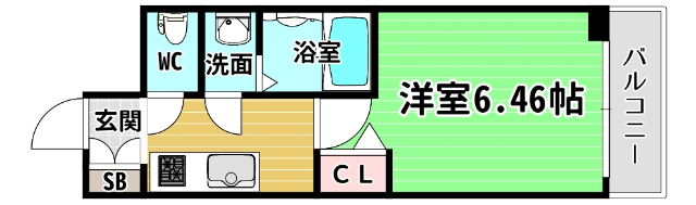 住之江公園レジデンスの間取り