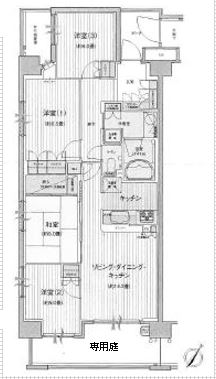 ルネサンス淵野辺の間取り