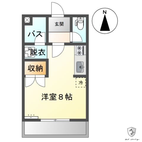 土岐市泉町久尻のアパートの間取り