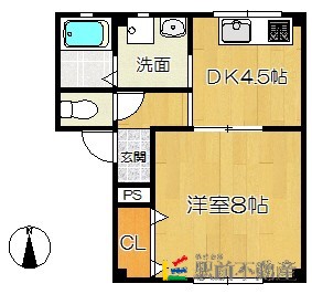 フロンティアＬ　立川の間取り