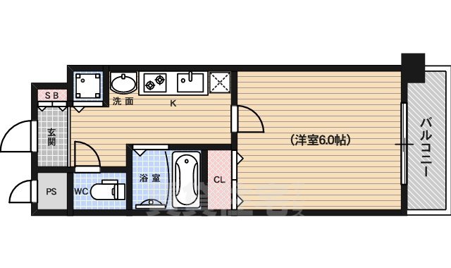 アスヴェル京都御所前2の間取り