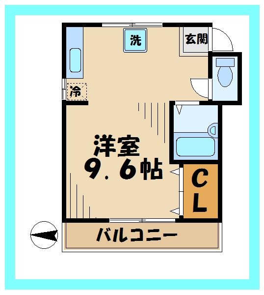 稲城市矢野口のアパートの間取り