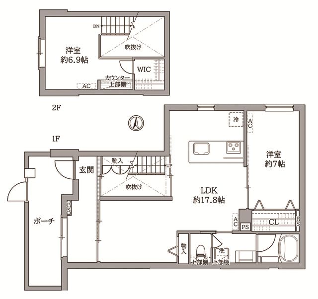 横浜市鶴見区寺谷のマンションの間取り