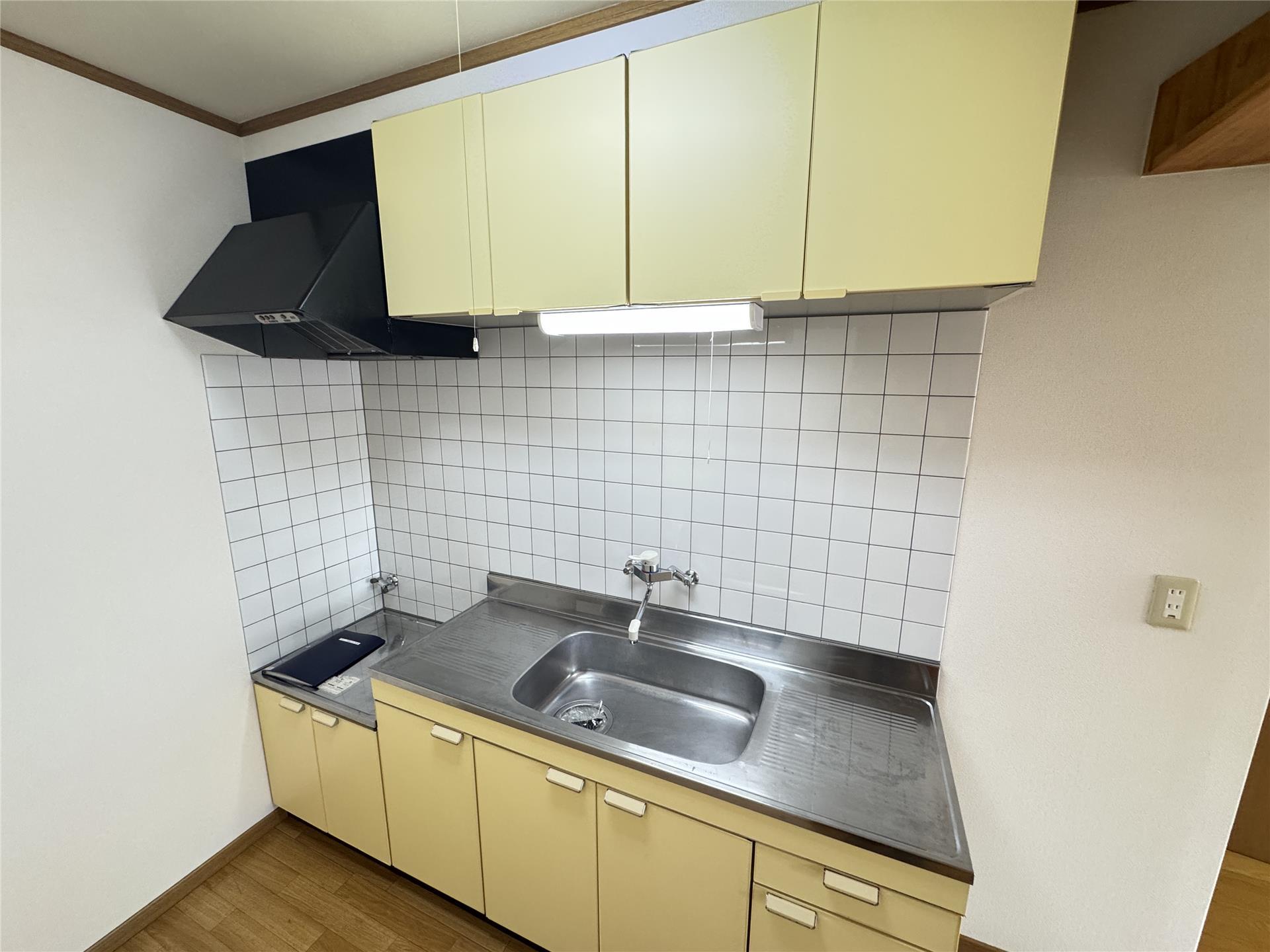 キッチン　ガスコンロ設置可能のキッチンです♪