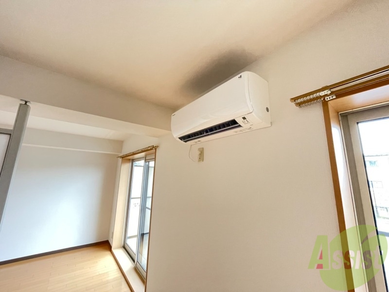 その他設備　こちらにはエアコンが設置済。快適に過ごせそうです。