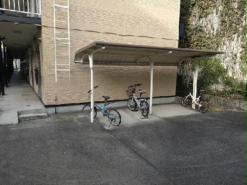 その他共有部分　駐輪場　原付＆自転車のみ駐輪可能