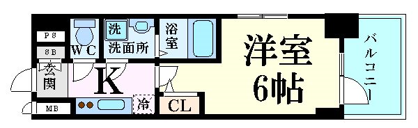 エスリード大阪シティノースの間取り