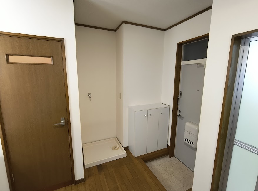 玄関　シューズボックッス付きの玄関