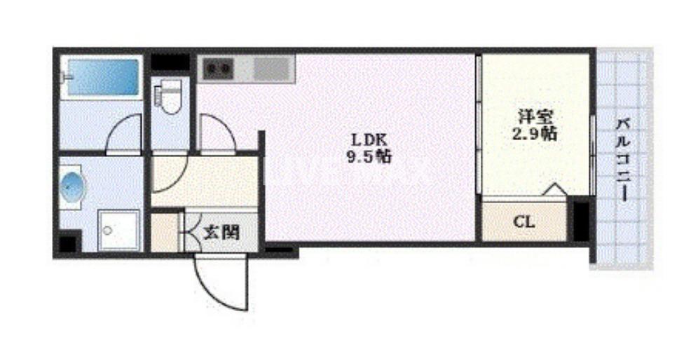 シャーメゾン日赤通りの間取り