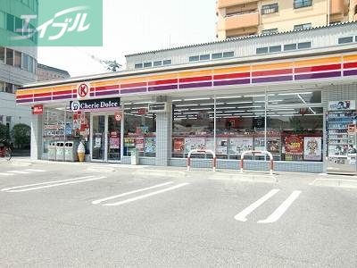 コンビニ　サークルＫ岡山東古松店（コンビニ）まで60m