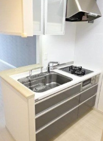 キッチン　写真は同タイプ住居です。