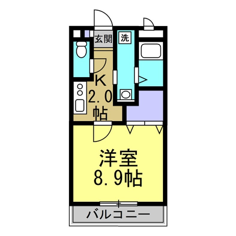 アンプルール リーブル SenIの間取り写真