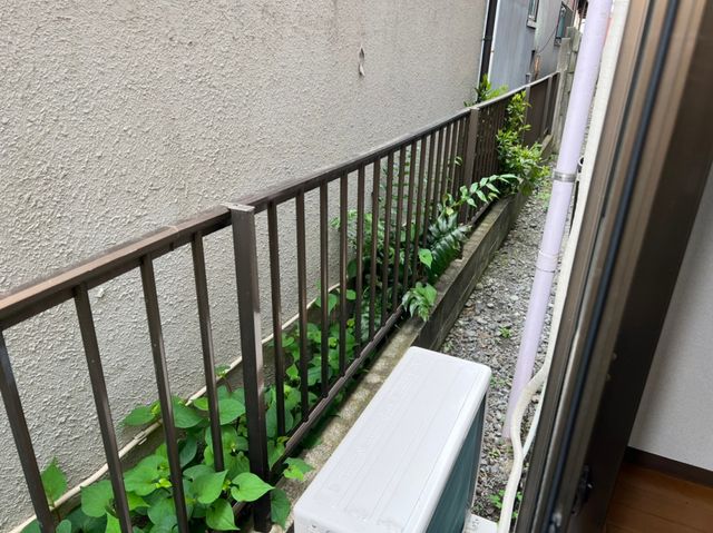 バルコニー　庭
