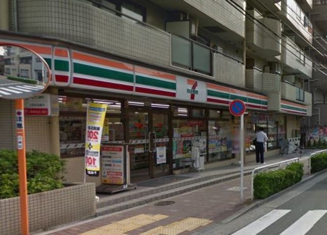 コンビニ　セブンイレブン江東海辺店（コンビニ）まで282m