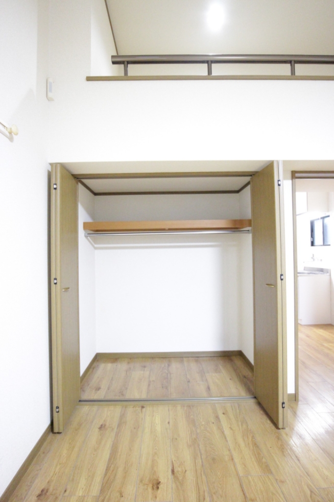 収納　広めのクローゼットあり◎ハンガーラックつき！