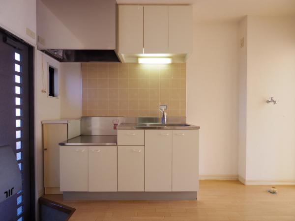 キッチン　2口コンロ設置できます！※同間取り別室