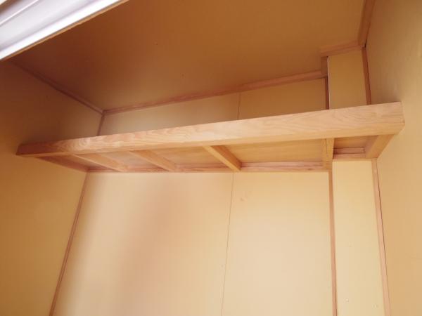 収納　上段も余す事無くしっかり収納出来ます※同間取り別室