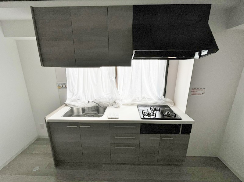 キッチン　★システムキッチングリル付き/3口コンロ★