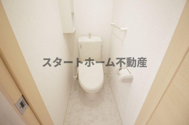 トイレ　ゆったりとした空間のトイレです