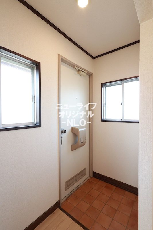 玄関　自然光の入る明るい玄関☆